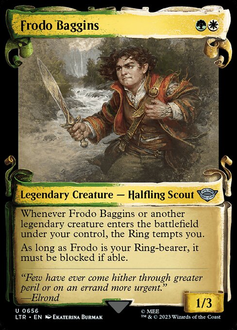 LTR: Frodo Baggins (Showcase Scrolls) (Foil)