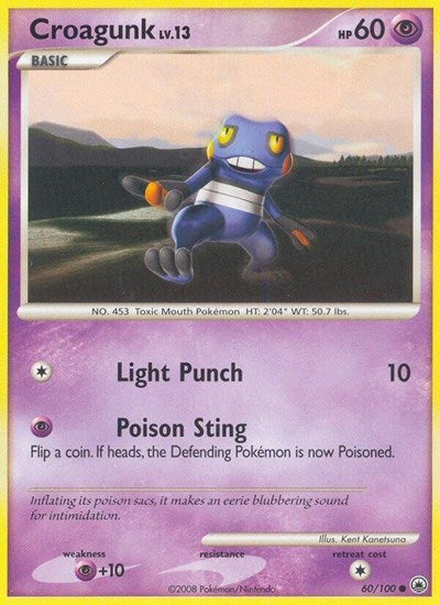 MD: Croagunk (Reverse Holofoil)