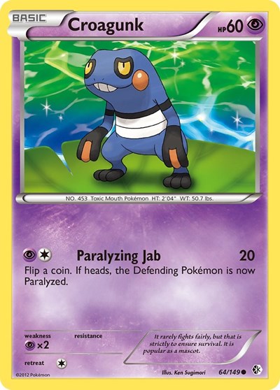 BCR: Croagunk (64) (Reverse Holofoil)