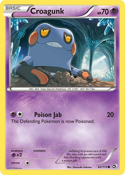 LTR: Croagunk (Reverse Holofoil)