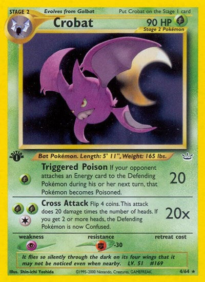 N3: Crobat (1st Edition Holofoil)