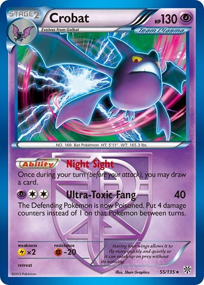 PLS: Crobat (Team Plasma) (Holofoil)