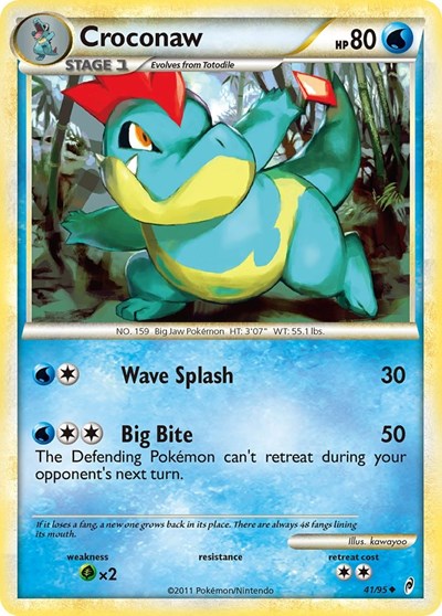 CL: Croconaw (Reverse Holofoil)