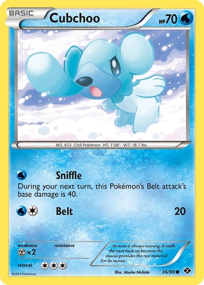 NXD: Cubchoo (Reverse Holofoil)
