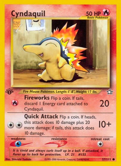 N1: Cyndaquil (57) (1st Edition)