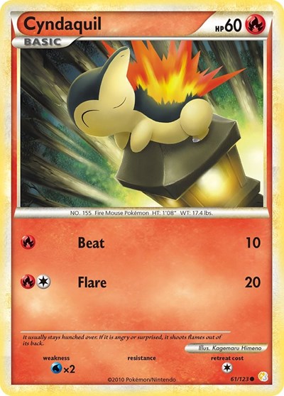 HS: Cyndaquil (Reverse Holofoil)