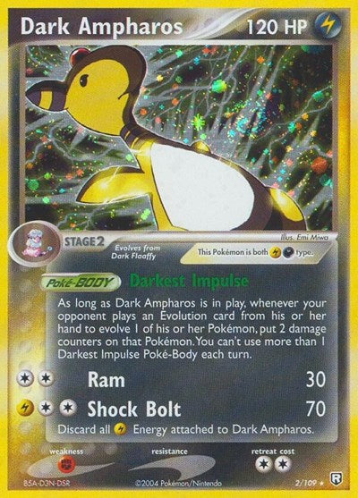 RR: Dark Ampharos (Reverse Holofoil)