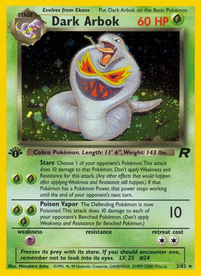 TR: Dark Arbok (2) (1st Edition Holofoil)