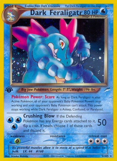 N4: Dark Feraligatr (1st Edition Holofoil)
