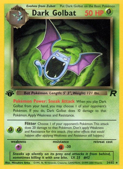 TR: Dark Golbat (24) (1st Edition)