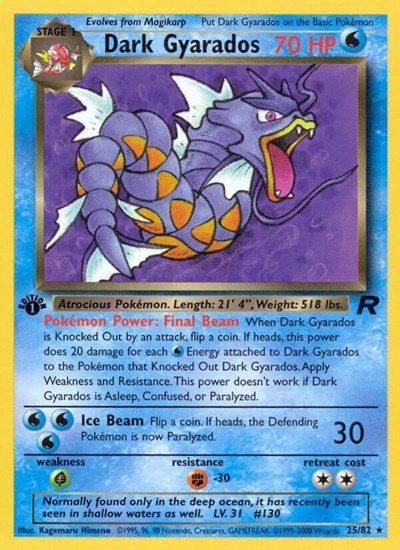TR: Dark Gyarados (25) (1st Edition)