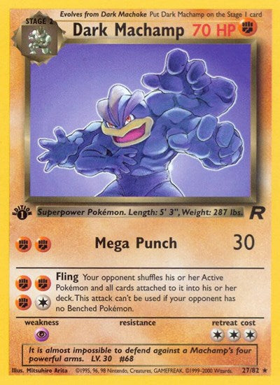 TR: Dark Machamp (27) (1st Edition)