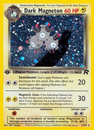 TR: Dark Magneton (11) (1st Edition Holofoil)