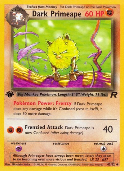 TR: Dark Primeape (1st Edition)