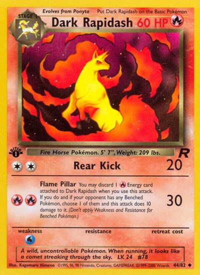 TR: Dark Rapidash (1st Edition)