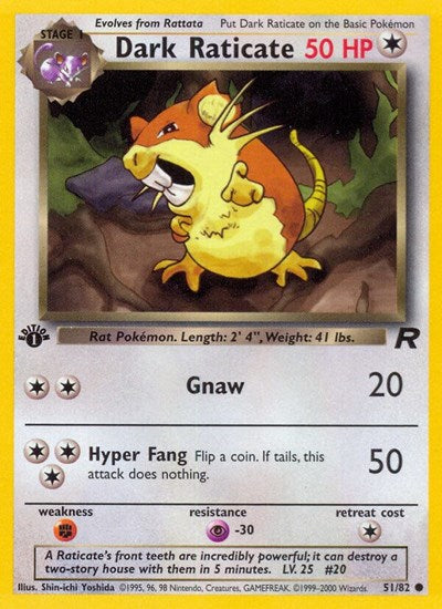 TR: Dark Raticate (1st Edition)