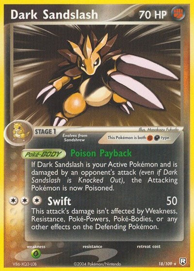 RR: Dark Sandslash (Reverse Holofoil)