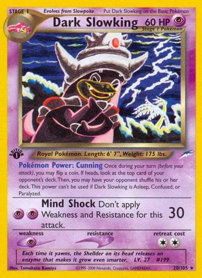 N4: Dark Slowking (1st Edition)