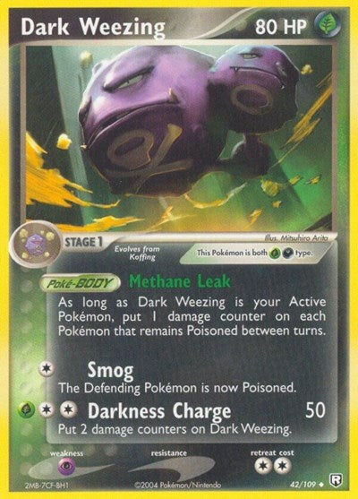 RR: Dark Weezing (Reverse Holofoil)