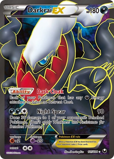 DEX: Darkrai EX (107 Full Art) (Holofoil)