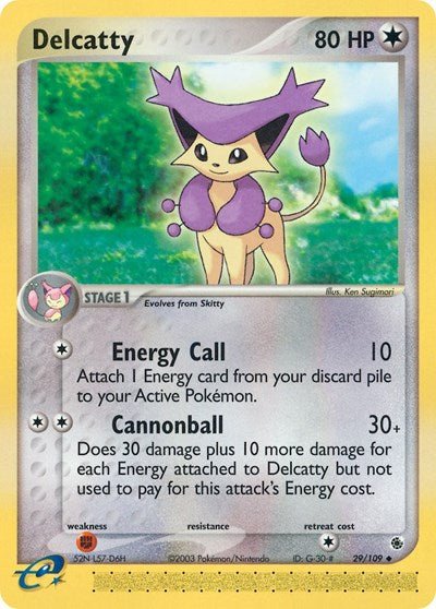 RS: Delcatty - 29/109 (Reverse Holofoil)