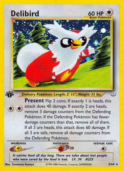 N3: Delibird (1st Edition Holofoil)
