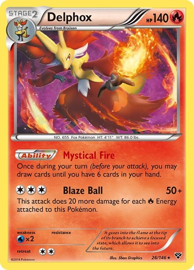 XY: Delphox (Holofoil)