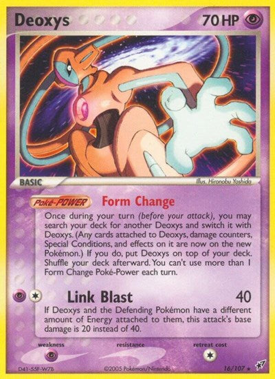 DX: Deoxys (Normal Forme) (Reverse Holofoil)