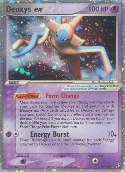 DX: Deoxys ex (Normal Forme) (Holofoil)