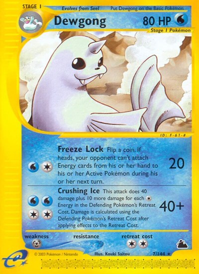 SK: Dewgong (7) (Reverse Holofoil)
