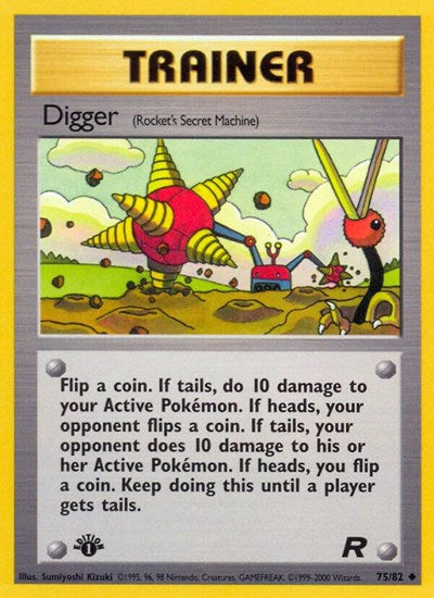 TR: Digger (Rocket's Secret Machine) (1st Edition)
