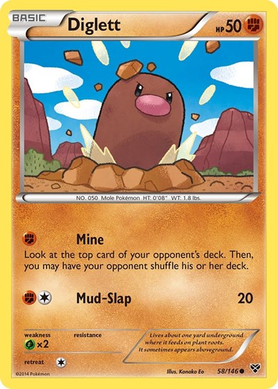 XY: Diglett (Reverse Holofoil)