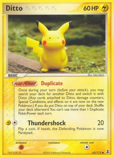 DS: Ditto - 63/113 (Pikachu)