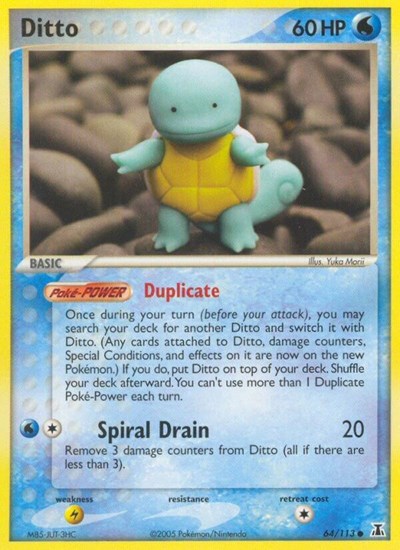 DS: Ditto - 64/113 (Squirtle)