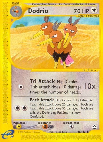 AQ: Dodrio (Reverse Holofoil)