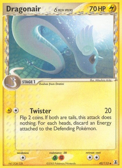 DS: Dragonair - 42/113 (Delta Species) (Reverse Holofoil)