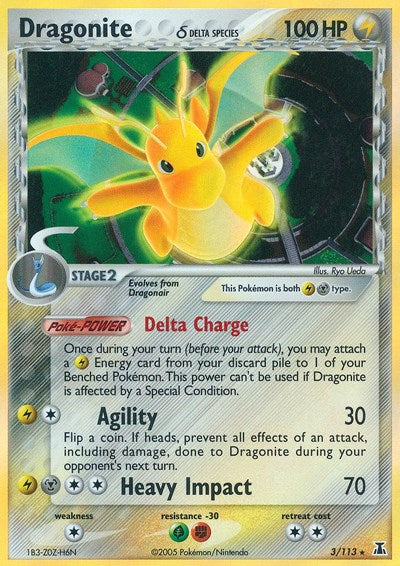 DS: Dragonite (Delta Species) (Reverse Holofoil)