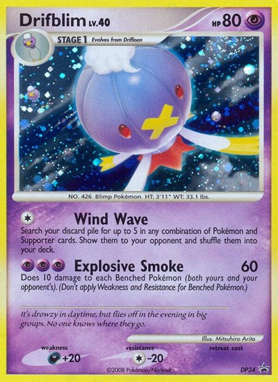 PR: Drifblim - DP34 (Holofoil)