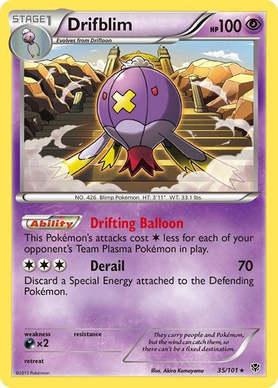 PLB: Drifblim (Reverse Holofoil)