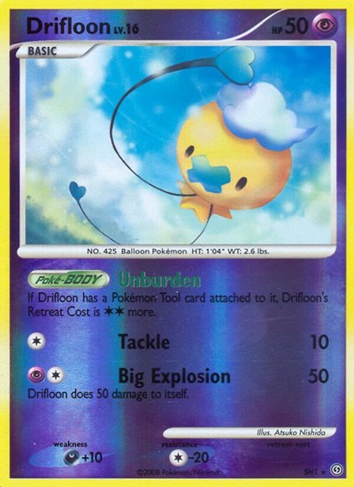 SF: Drifloon (Shiny) (Reverse Holofoil)