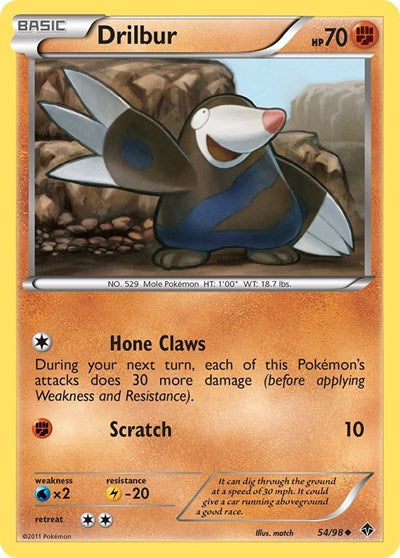 EPO: Drilbur (54) (Reverse Holofoil)