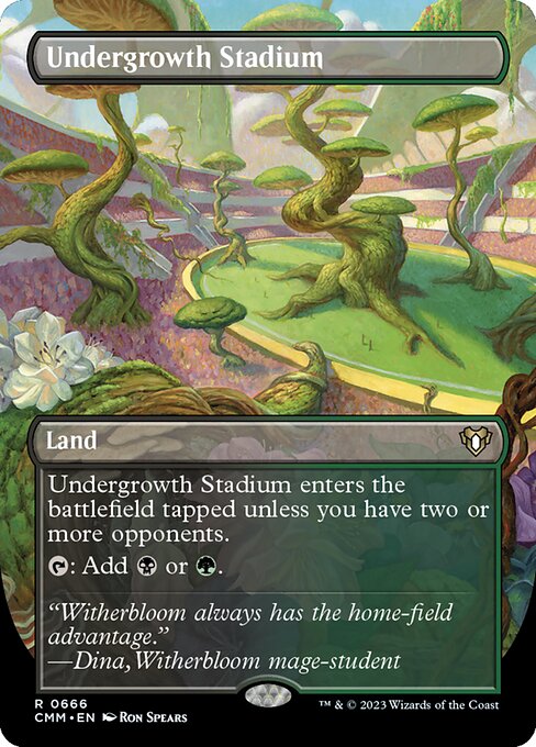 CMM: Undergrowth Stadium (Borderless) (Foil)