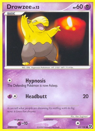GE: Drowzee (Reverse Holofoil)