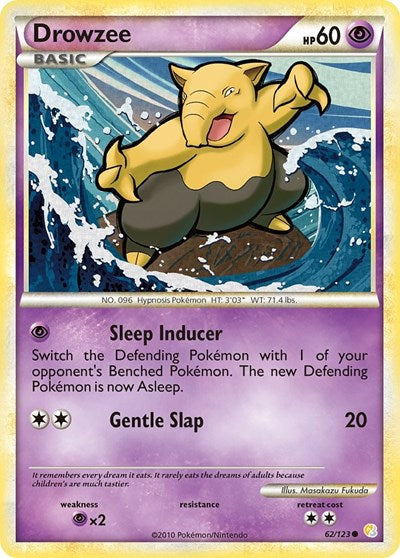 HS: Drowzee (Reverse Holofoil)
