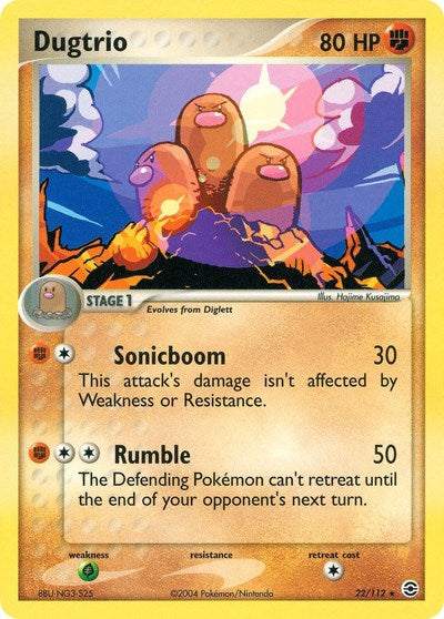 RG: Dugtrio (Reverse Holofoil)