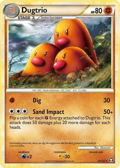 TM: Dugtrio (Reverse Holofoil)
