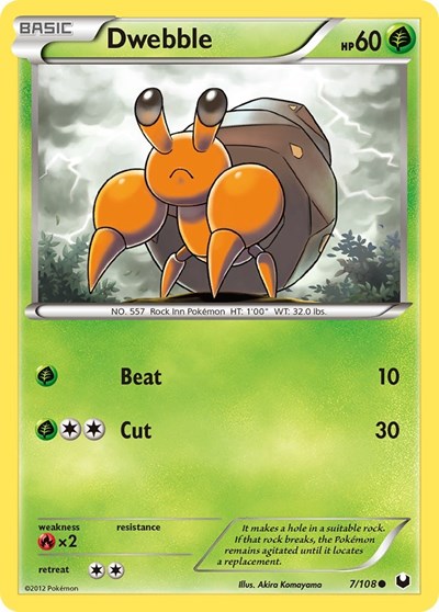 DEX: Dwebble (Reverse Holofoil)