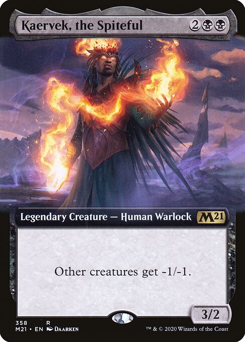 M21: Kaervek, the Spiteful (Extended Art) (Foil)