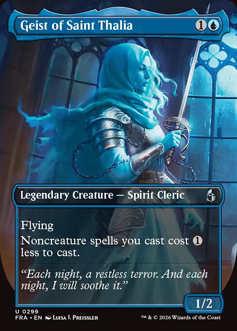 FRA: Geist of Saint Thalia (Borderless) (Foil)