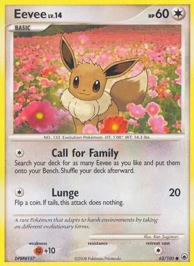 MD: Eevee (62) (Reverse Holofoil)
